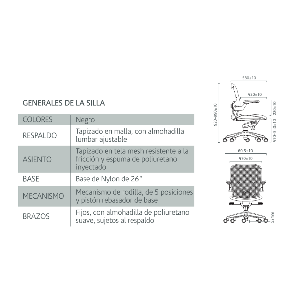 Sillón Bond ejecutivo